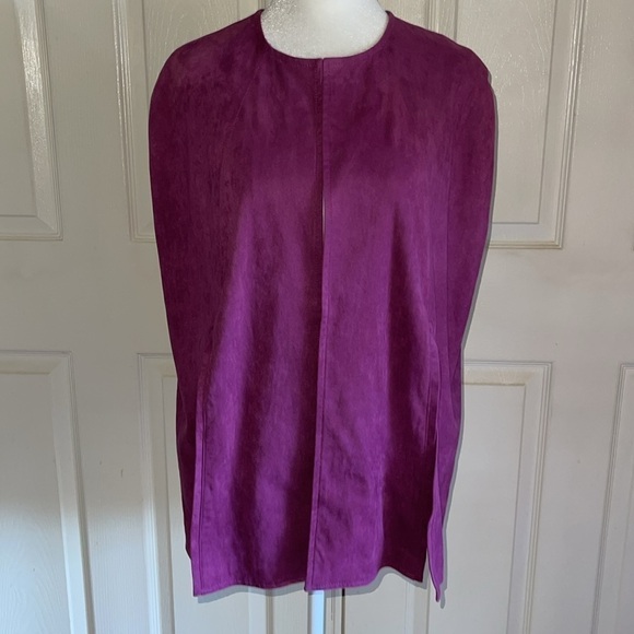 Anthropologie Andersen & Lauth Fuchsia Poncho/Cape - Picture 3 of 9